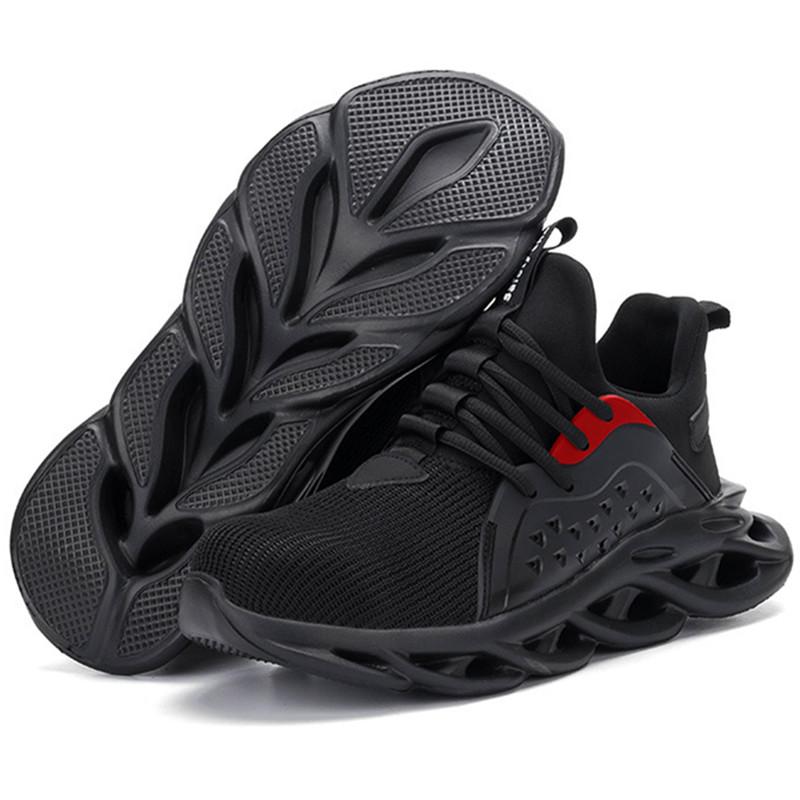 Holfredterse  Shoes For Men'S Steel Toe Sneakers Indestructible Breathable Work Shoes Lightweight Composite Toe Eur 37-47