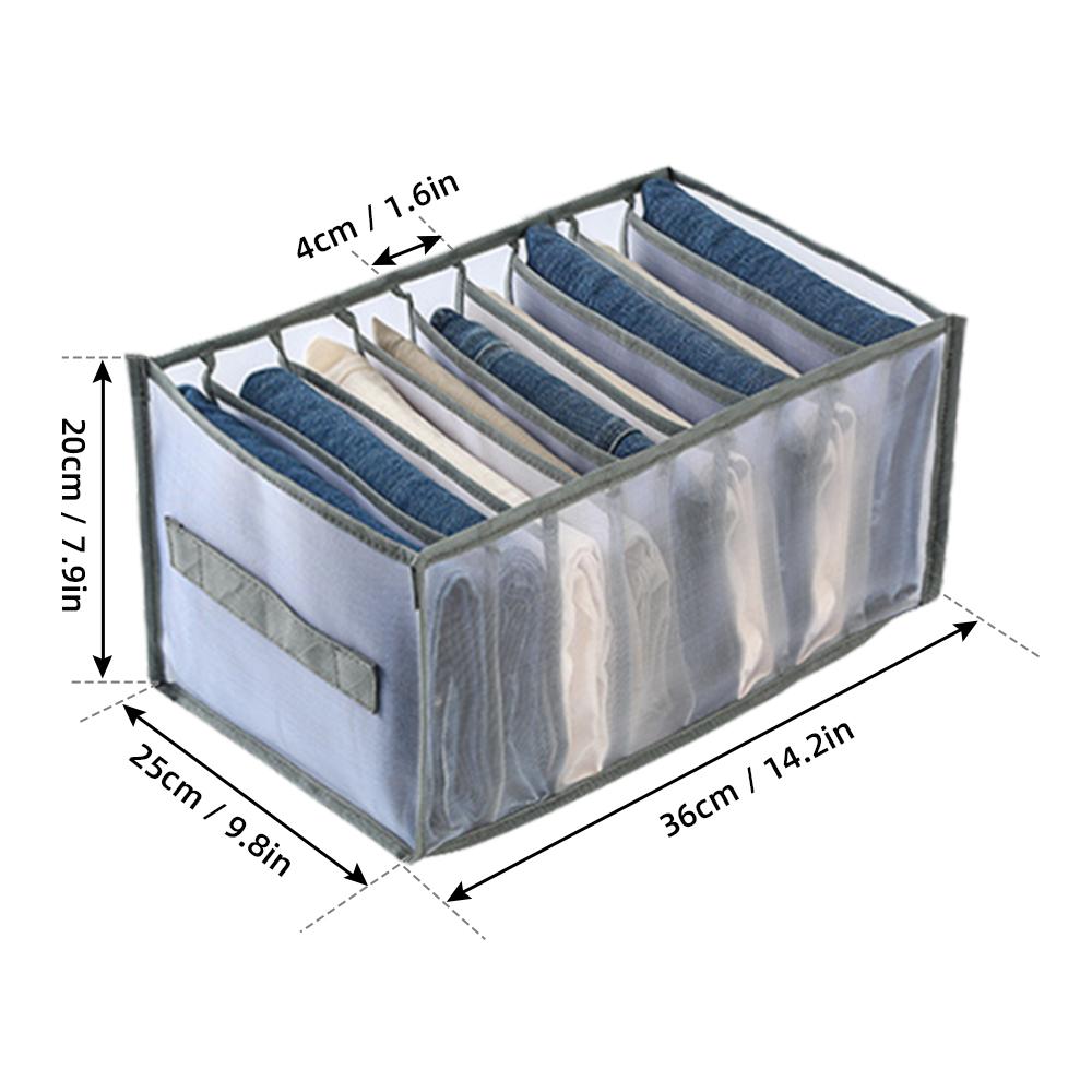 7 Grids/9 Grids Clothes Organizer Closet Organizer Storage Drawer Dividers with Handle Wardrobe