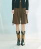 LARTIGENT L9 Ribbon Bermuda Pants(Brown)