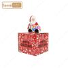 1-10PCS Christmas Gift Father Christmas Elk Christmas Tree Pattern Money Draw Surprise Box Festive Small Gifts Party Supplies