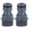 4PCS Plastic Garden Hose Nipple Quick Release G1/2 Male Thread Connector  Water Hose Connection