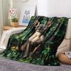 Cat Women  Print Flannel Blanket, High quality Comfortable for All Seasons, Home Decor, Warmth and Comfort