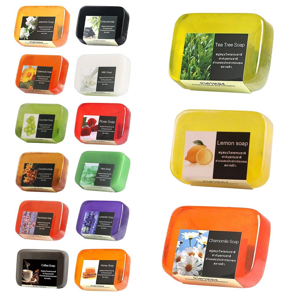 Nährende handgemachte Seife mit ätherischen Ölen für Körper und Dusche Alle Hauttypen Feuchtigkeitsspendend Reinigend Kräuterbad