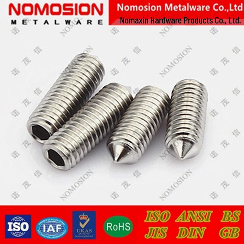 Stainless Steel Hex Socket Set Screw DIN914 (M3-M12)