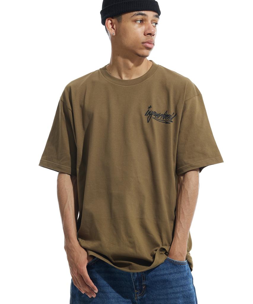Cream Soda Lab Basketball Lesson 1 Short Sleeve T-Shirt Olive Black