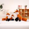 19/24/34CM Simulation Little Fox Plush Toy Stuffed Cartoon Wild Animal Doll Lovely Gifts for Kids