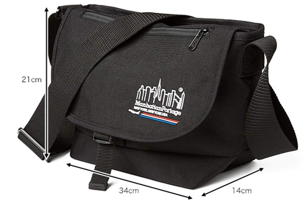 Taška přes rameno přes rameno přes rameno [Manhattan Portage] [JA] (Černá)