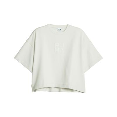 Infuse Entspanntes T-Shirt Einfarbig Locker Rundhalsausschnitt Kurzarm T-Shirt Damen Oberteile Dunkelgrau 623479-17
