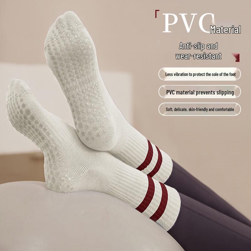 Youyou Women s Non-Slip Yoga & Fitness Socks One Size