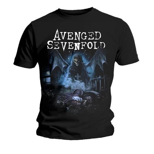 Avenged Sevenfold Maglietta da Band Recurring Nightmare 100% Cotone Maglietta Grafica Uomo Donna Estate Streetwear Top