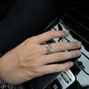 Retro Angel Wings Creative Ring For Men Women Punk Gothic Open Ring Handmade Designer  Unisex Accessories Gift For Lovers