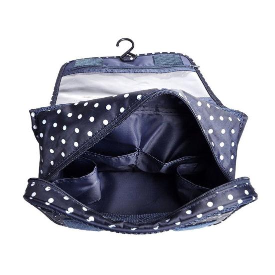 Travel Hanging Toiletry Bag Portable Cosmetic Organizer with Hook Waterproof Makeup Pouch for Women Girls Business Trips Vacation Use