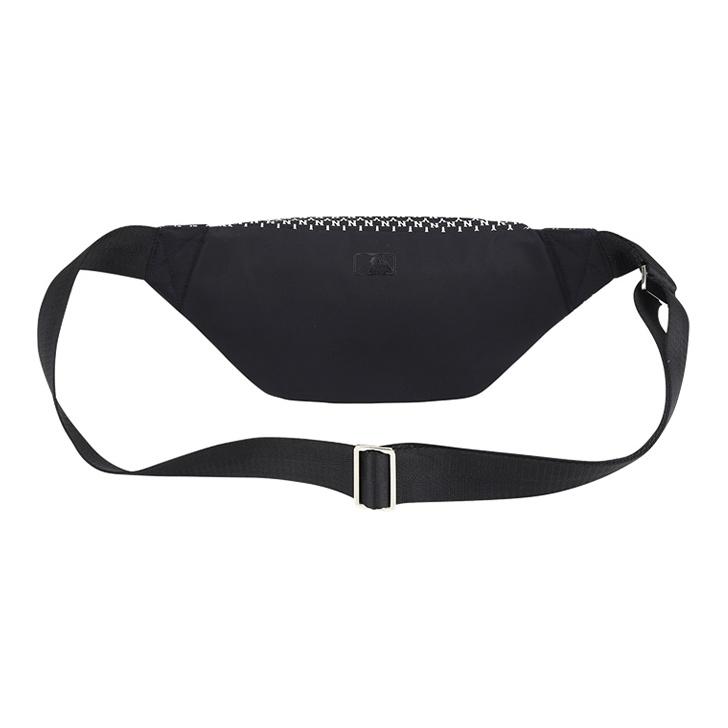 MLB Monogram Series Vintage Casual Allover Print Letter Big Logo NY Yankees Nylon Crossbody Waist Bag Unisex Bags Black 3AHSM051N-50BKS