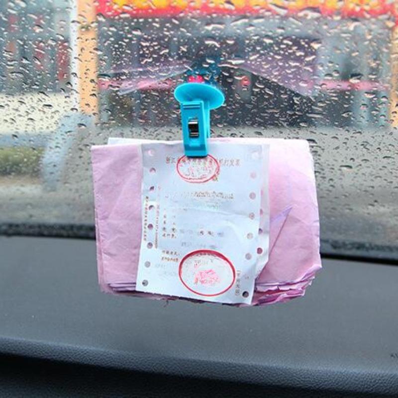 1 paar Auto Innen Fenster Clip Halterung Schwarz Saugnapf Clip Kunststoff Sucker Abnehmbare Halter Für Sonnenschirm Vorhang Handtuch Ticket