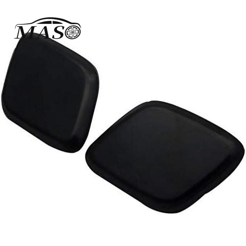 For Ford Focus 2012-2014 Left/Right Side Front Bumper Headlight Washer Nozzle Cover Cap Black Plastic