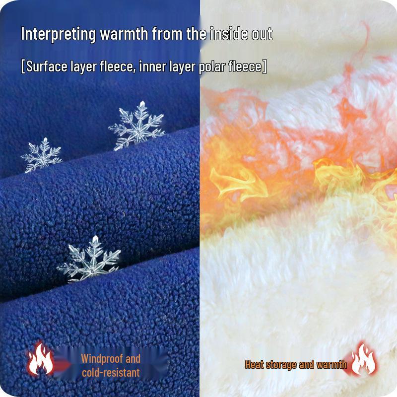 Windproof Warm Blanket Cover for Elderly Wheelchair - Cold-Proof Shawl for Winter Travel