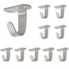 5-10pcs Stainless Steel Multi-functional Ceiling Hook Wall Hook For Kitchen Home Hanging Use