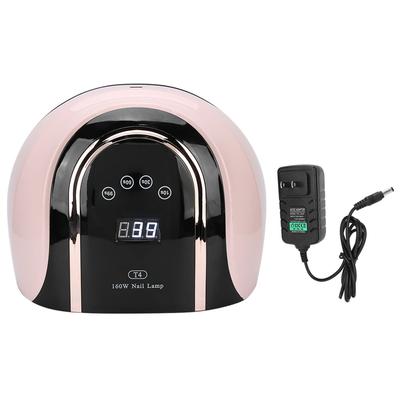 160W LED Nail Light Fast Dry Nail Gel Curing Light Manicure Nail Glue Drying MachineUS Plug