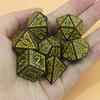 DND Polyhedral Dice Set 7pcs D4-D20, Amazing Engraved Games Dices for Souvenirst Entertainment RPG Board Game