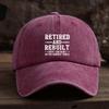 Fun Letter Print Baseball Hat Fashionable and Versatile Peaked Cap Men's Outdoor Hat