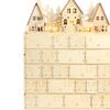 LED Advent Calendar with 24 Storage Drawers Holiday Decoration Christmas Ornament for Kids Living