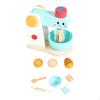 Wooden Play Mixer Educational Toy with Bowl Sturdy for Preschool