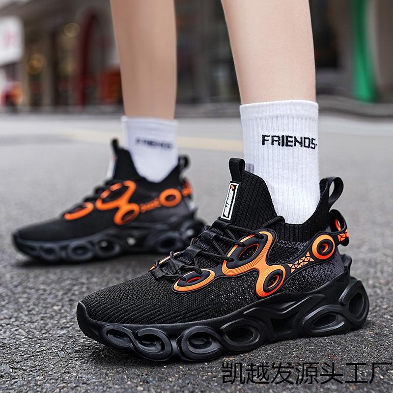 National men's shoes new large size blade running shoes casual running mesh spring and autumn breathable sports shoes