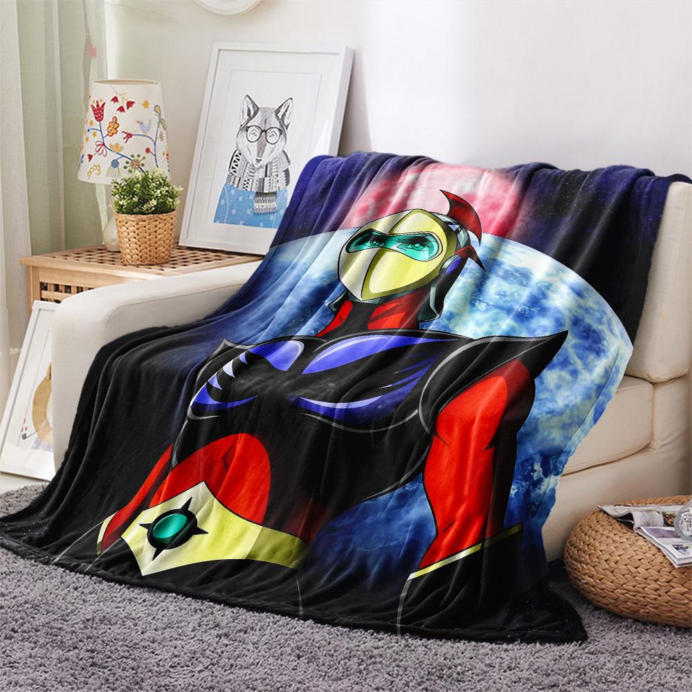 Daisuke Kadota Print Flannel Blanket, High quality Comfortable for All Seasons, Home Decor, Warmth and Comfort