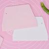 Plastic Scraper Cutting Knife Cutting Panel Steamed Bread Rice Flour Pancake Fruit Putty Household Trapezoidal Baking Scraper Tool
