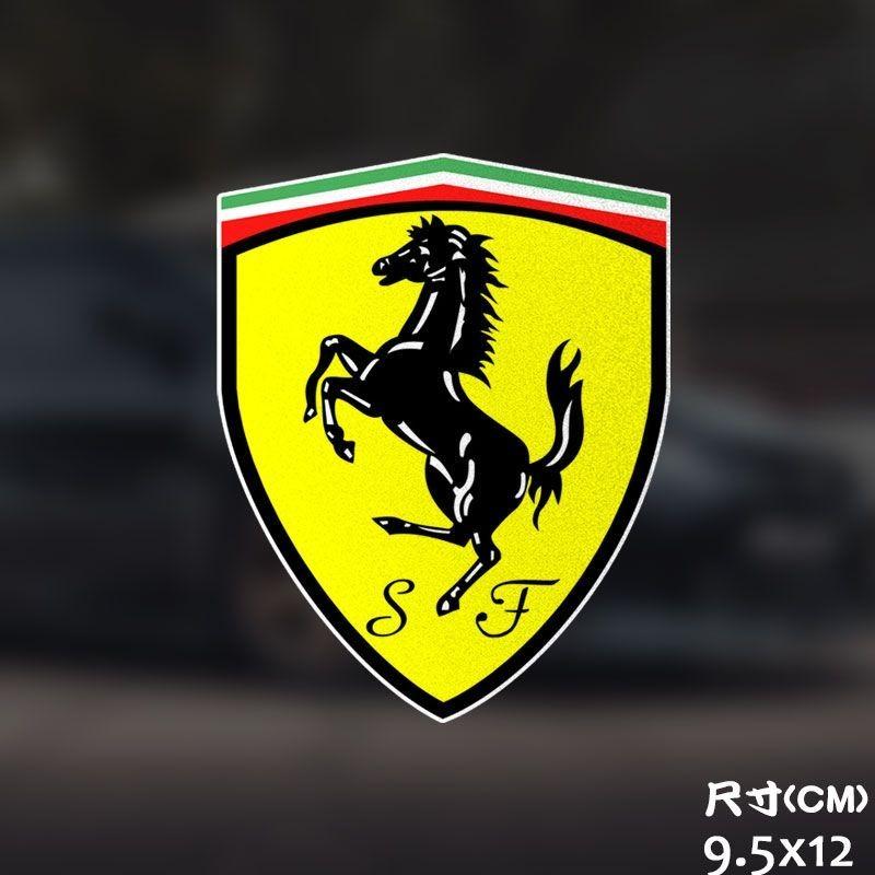 Car Creative Stickers Waterproof Sun-proof Decals For Ferrari LaFerrari 488 812 296 F430 SF90 360 F8 Racing Styling Accessories ZX6