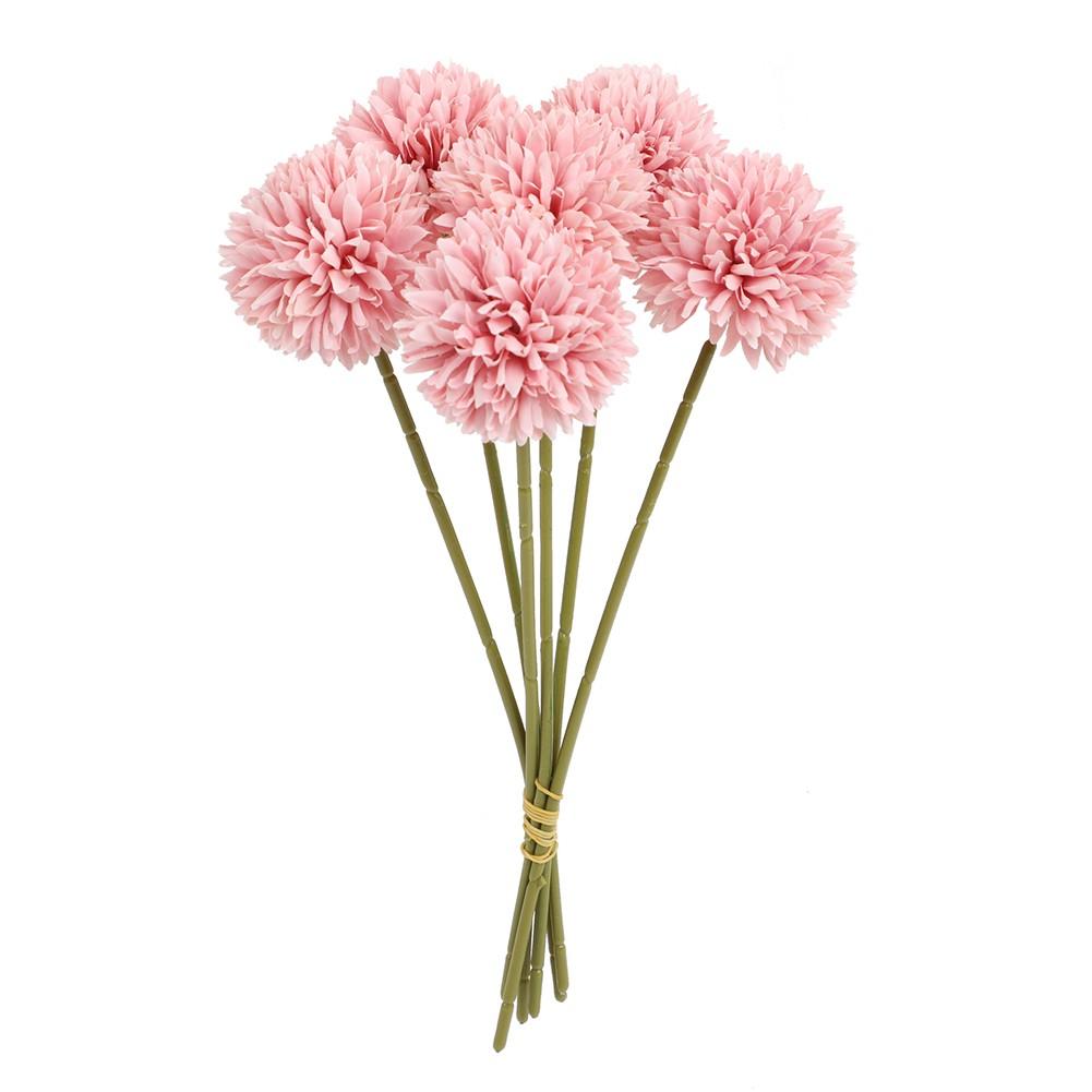 Artificial Chrysanthemum Ball Decor Hydrangea Bouquet Decor Flowers Plastic