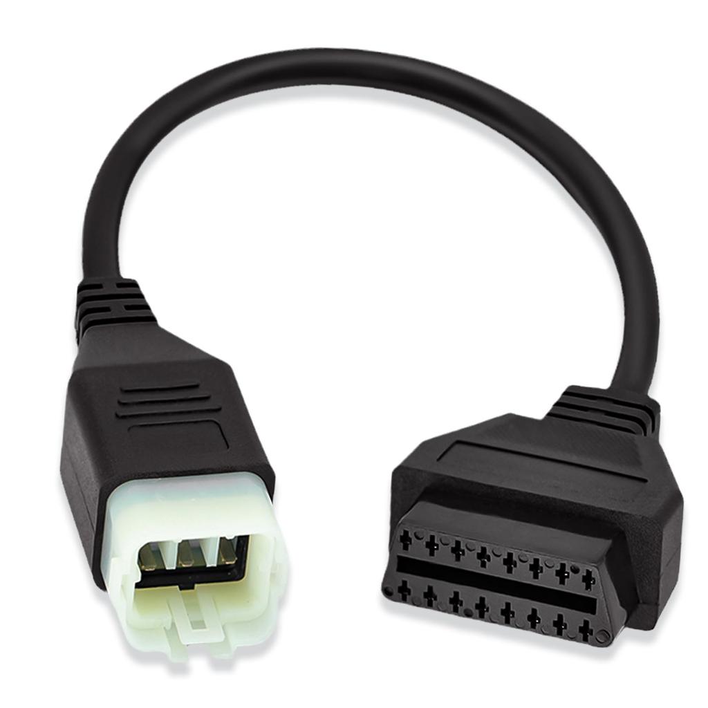 AMHTDOL OBD2 Adapter für KTM 6-Pin auf 16-Pin Motorrad Diagnosekabel Kompatibel