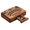Mini Ouija Lenta Retro Miniatiūrinė Spiritų Lenta Su Stalčiumi Medinė Rankų Darbo Kalbanti Spiritų Lenta Su Planšetėmis Būrimo Įrankiai