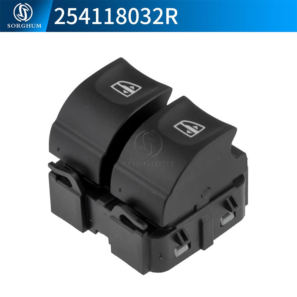 254118032R Electric Power Window Switch Button For Renualt Clio II Dacia Duster Fluence Logan Oroch Sandero 10132089 25411-8032R