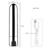 USB wiederaufladbarer Bullet-Vibrator, 10 Modi, Vibrations-Bullet, weiblicher Masturbator, vibrierendes Ei-Spielzeug