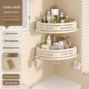 Xuanyong No-Drill Double-Layer Bathroom Corner Shelf