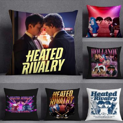 Drama TV Heated Rivalry Pillow Case Square DoubleSided Printing Sofa Cushion Cover Pillowcase Bedroom Bedside