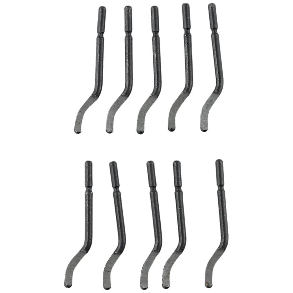 Mâner Debavurator Debavurator Instrument de Tăiere Cu 10 Buc Lame Rotative de Debavurare Kit Profesional de Debavurare