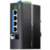 Huigu Industrial DIN Rail Fiber Optic Media Converter Switch