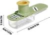 Multi-Functional Garlic Press & Grinder, Stainless Steel Garlic Mincer for Ginger Carrot Almond Food, Professional Kitchen Tool