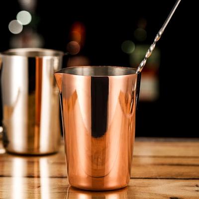 500ML Stainless Steel Cocktail Shaker Mixer Drink Mixing Glass Bartending Utensil Bar Cocktail Whisks Coffee Cup Stirring Tin