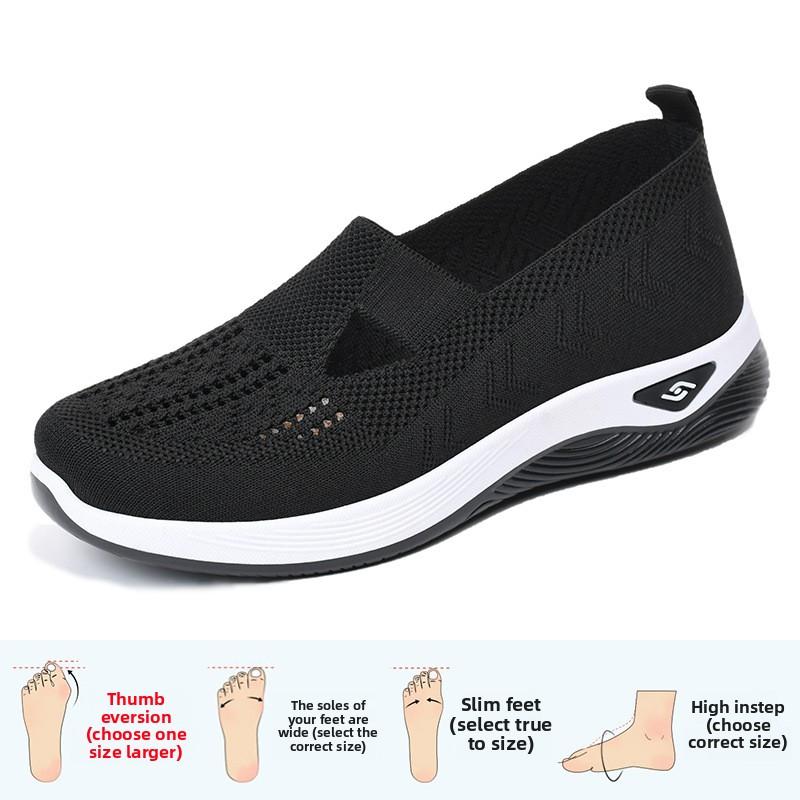 Women's Shoes with Soft Soles Are Not Tiring for The Feet In Summer, While Women's Cloth Shoes Are Comfortable and Casual Shoes with Ethnic Embroidery