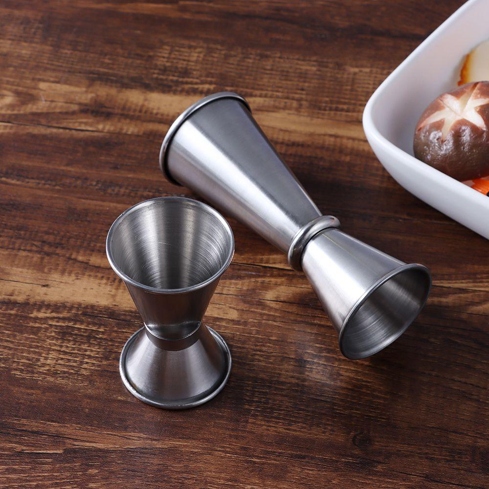 Stainless Steel Measuring Cups 15/30 25/50 20/40 30/50ml Bar Party Wine Cocktail Shaker Dual Shot Jigger Liquid Drinks DIY Tool