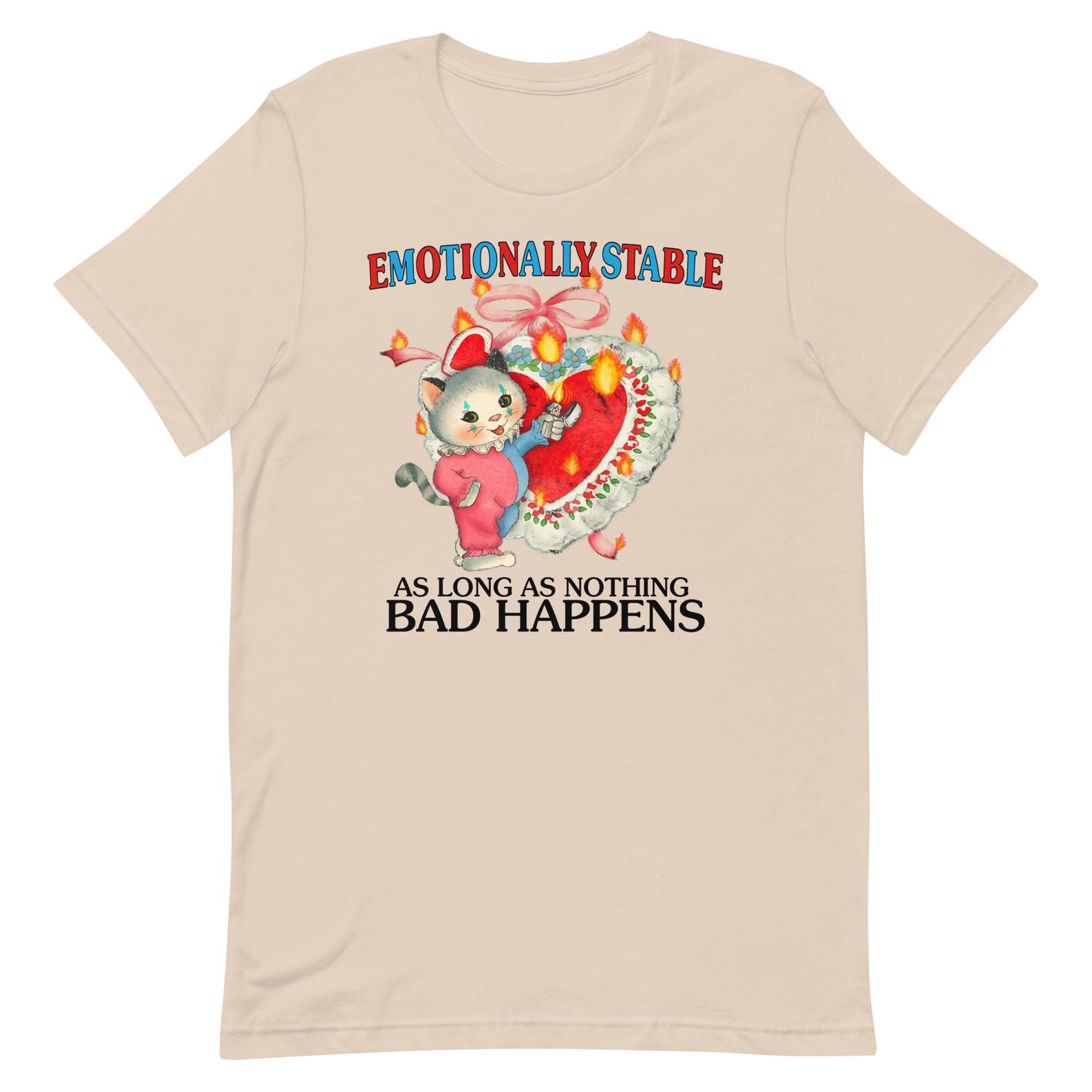 Emotionally Stable Unisex t-shirt S