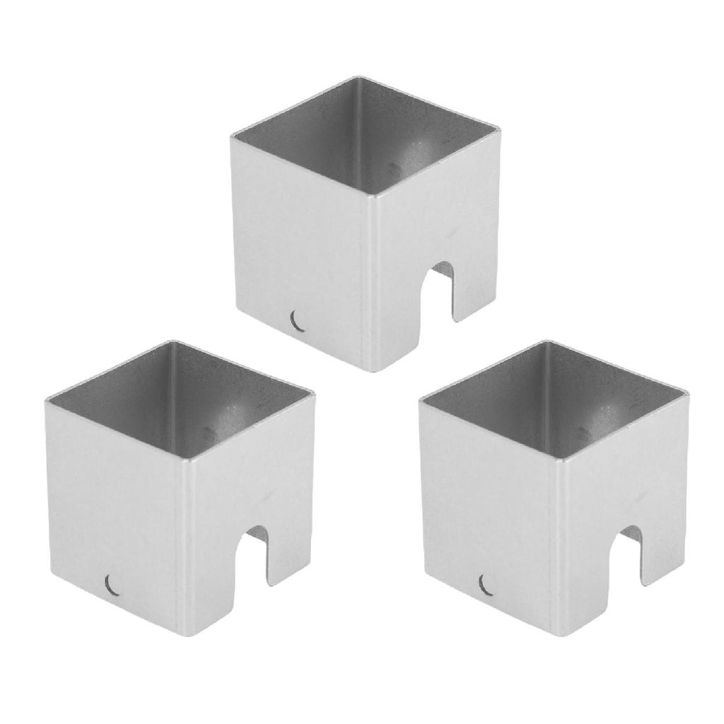 3 Stück Universelle BBQ Abstandshalter Edelstahl Feuerfest Grill Hitzeverteiler Abstandshalter für BBQ Eimer und Pfanne