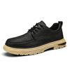 Leather All-match Men's Lace-Up Driving Shoes Fashion Men Classic Casual Shoes 2024 New Arrival Male Comfortable Business Shoe