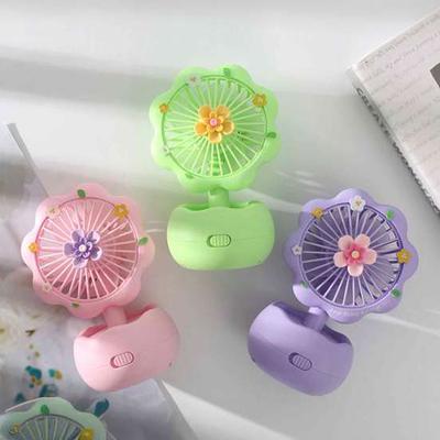 Handheld Mini Fan with Powerful Motor Strong Airflow Low Noise Portable USB Rechargeable Desktop Silent Cooling Fan
