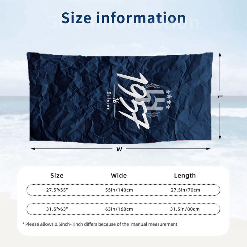 Al Hilal Riyadh Beach towels also serve as bath towels summer essential a musthave for the outdoors the beach and the pool