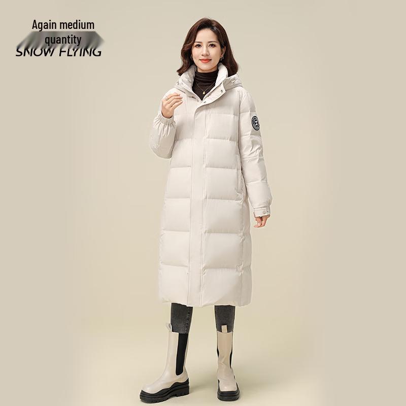 

SNOWFLYING Men s Hooded Duck Down Jacket L