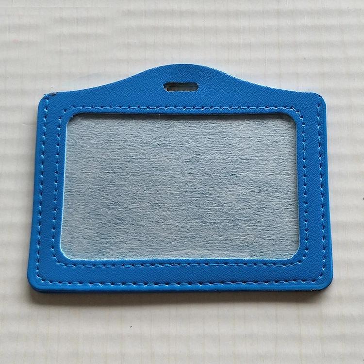 New Candy Color Card Holder Protect Cover Case Business Credit Card Work ID Card Badge Holder Office Supplies